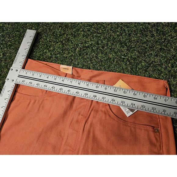 LEVI'S 501 Jeans NWT Button Fly Shrink to Fit Pink Coral Straight Mens 34 x 30 - Picture 6 of 9